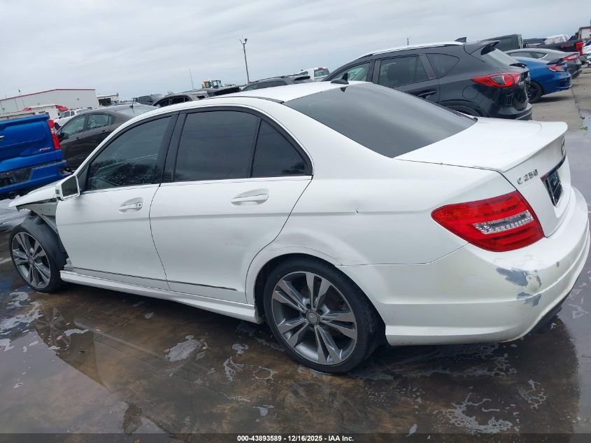 2014 Mercedes-Benz C 250 Sport VIN: WDDGF4HB0EA962283 Lot: 43893589