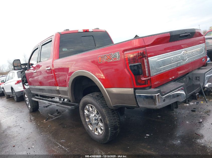2022 Ford F-250 King Ranch VIN: 1FT8W2BTXNEF53897 Lot: 43893600