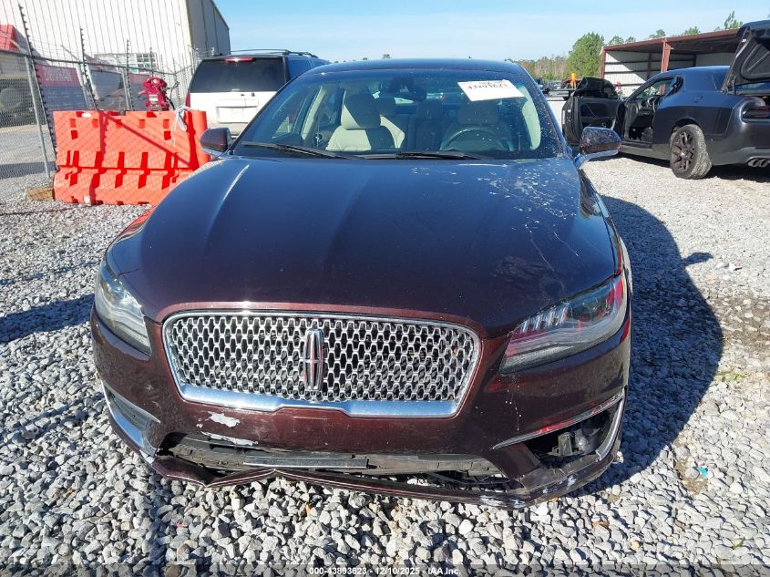 2019 Lincoln Mkz Reserve I VIN: 3LN6L5C93KR631896 Lot: 43893623