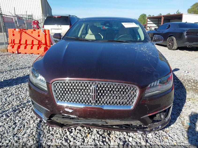 2019 Lincoln Mkz Reserve I VIN: 3LN6L5C93KR631896 Lot: 43893623