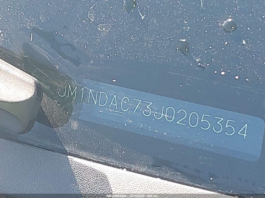 2018 Mazda Mx-5 Miata Club VIN: JM1NDAC73J0205354 Lot: 43893654