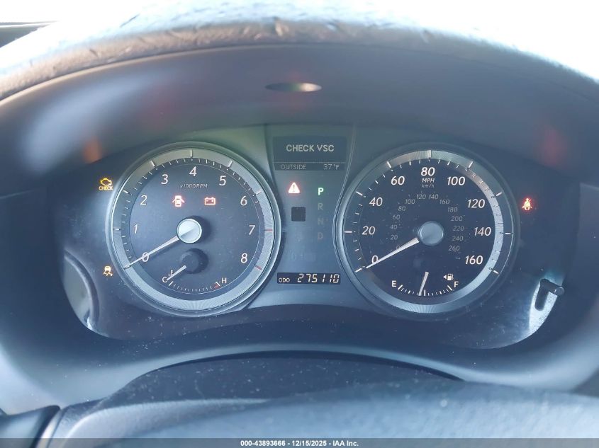 2007 Lexus Es 350 VIN: JTHBJ46G072122629 Lot: 43893666