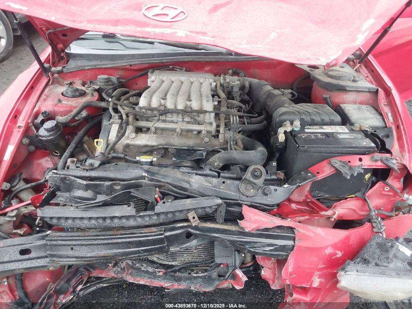 2004 Hyundai Tiburon Gt V6/Gt V6 Special Edition VIN: KMHHN65F24U133566 Lot: 43893670