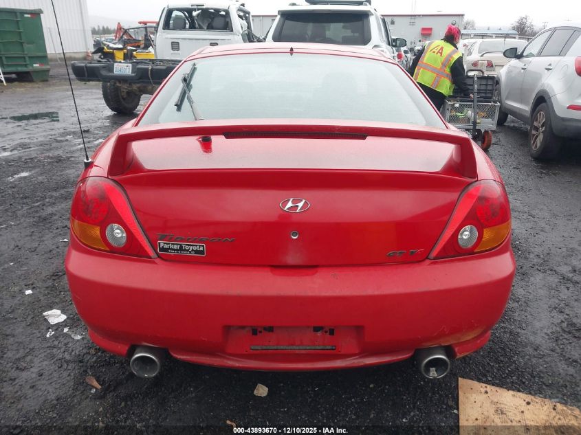 2004 Hyundai Tiburon Gt V6/Gt V6 Special Edition VIN: KMHHN65F24U133566 Lot: 43893670