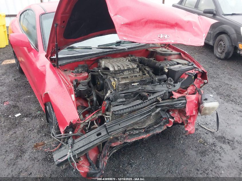 2004 Hyundai Tiburon Gt V6/Gt V6 Special Edition VIN: KMHHN65F24U133566 Lot: 43893670