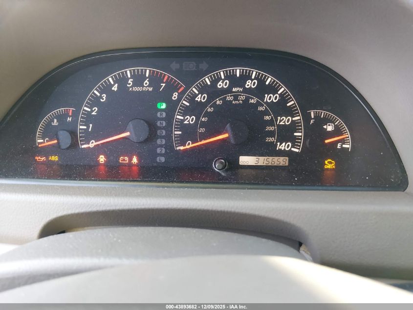 2005 Toyota Camry Le VIN: 4T1BE32K05U584311 Lot: 43893682