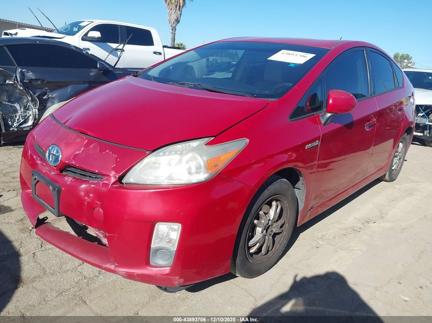 JTDKN3DU9A0069781 2010 TOYOTA PRIUS photo no. 2