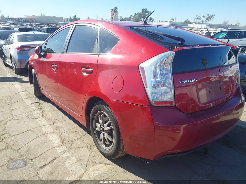 JTDKN3DU9A0069781 2010 TOYOTA PRIUS photo no. 3