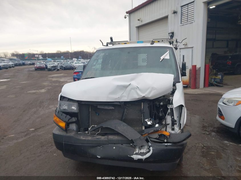 2022 Chevrolet Express Cargo Rwd 2500 Regular Wheelbase Wt VIN: 1GCWGAF74N1170573 Lot: 43893742