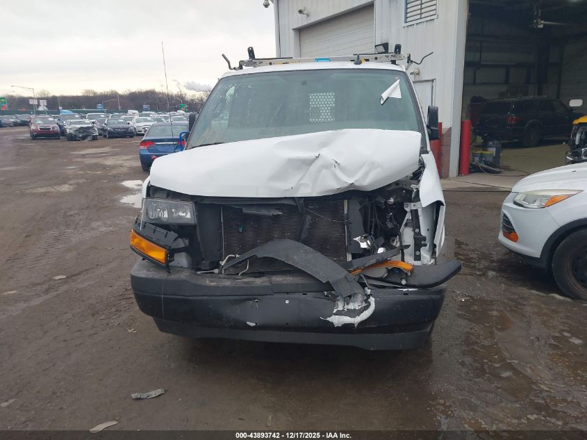 2022 Chevrolet Express Cargo Rwd 2500 Regular Wheelbase Wt VIN: 1GCWGAF74N1170573 Lot: 43893742