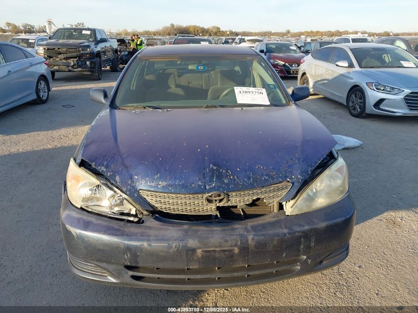 2002 Toyota Camry Le VIN: 4T1BE32K32U540864 Lot: 43893750