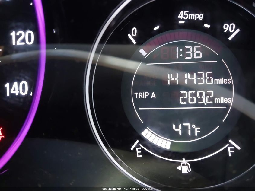 2017 Honda Hr-V Ex-L VIN: 3CZRU6H77HM729387 Lot: 43893781