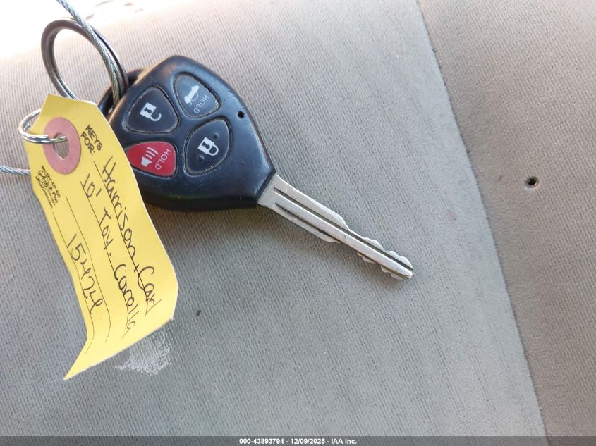 2010 Toyota Corolla Le VIN: 2T1BU4EEXAC465658 Lot: 43893794