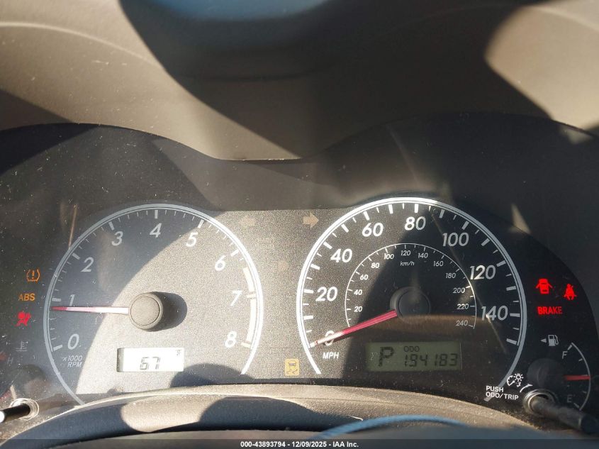 2010 Toyota Corolla Le VIN: 2T1BU4EEXAC465658 Lot: 43893794