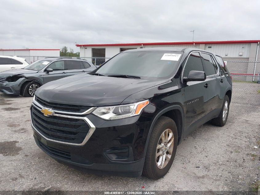 2020 Chevrolet Traverse Fwd Ls VIN: 1GNERFKW3LJ278834 Lot: 43893817