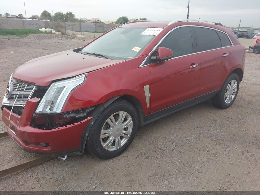 Vin: 3gyfnde38cs538197, lot: 44389376, cadillac srx luxury collection 20122
