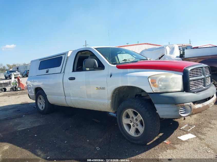 2008 Dodge Ram 1500 St/Sxt VIN: 1D7HU16N08J178423 Lot: 43893844