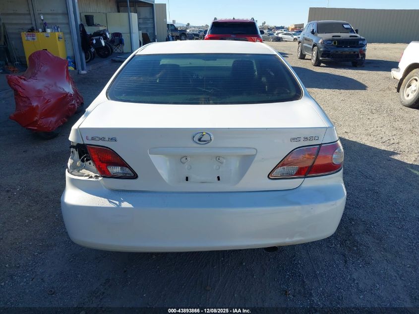 2004 Lexus Es 330 VIN: JTHBA30G240020145 Lot: 43893866