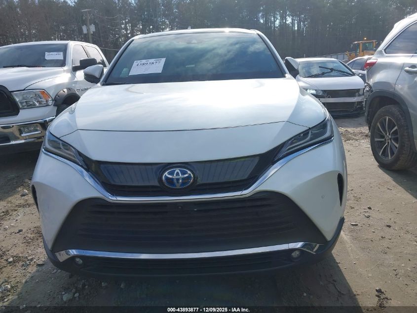 2023 Toyota Venza Limited VIN: JTEAAAAH5PJ122851 Lot: 43893877