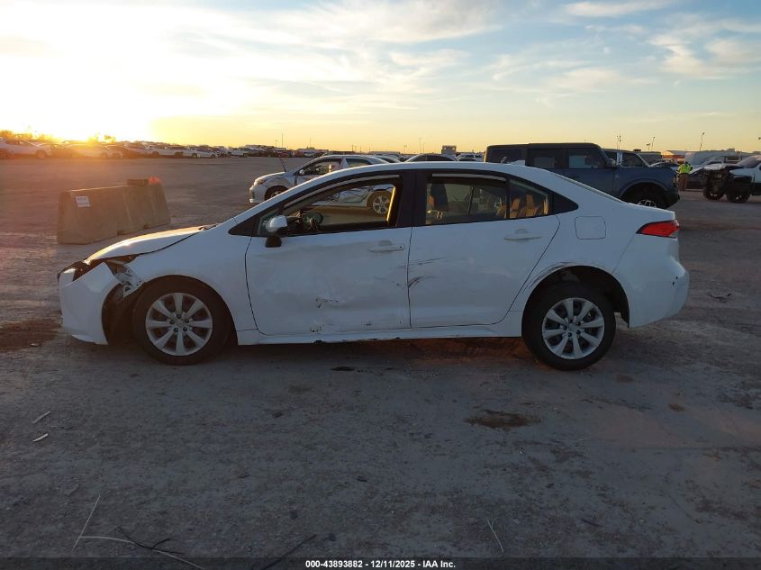 2025 Toyota Corolla Hybrid Le VIN: JTDBCMFE1SJ043186 Lot: 43893882