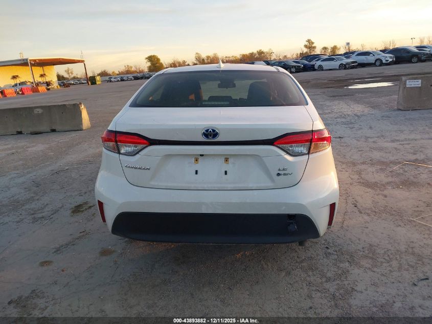 2025 Toyota Corolla Hybrid Le VIN: JTDBCMFE1SJ043186 Lot: 43893882