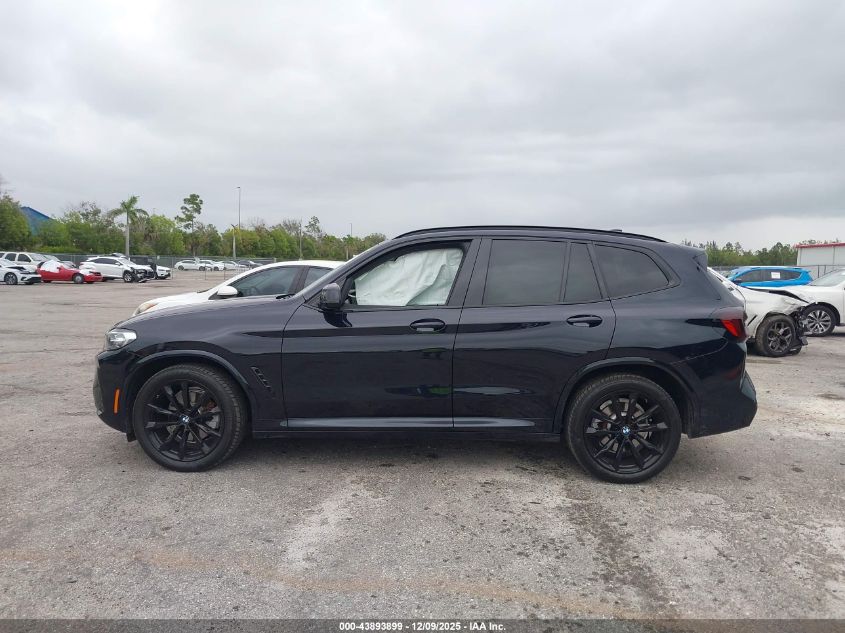 2022 BMW X3 Sdrive30I VIN: 5UX43DP09N9K95185 Lot: 43893899