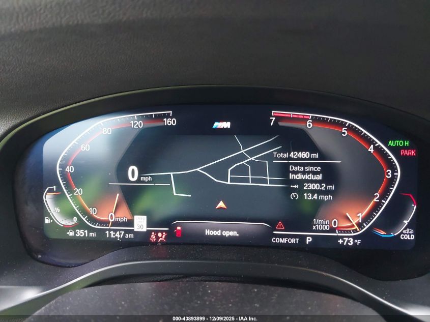 2022 BMW X3 Sdrive30I VIN: 5UX43DP09N9K95185 Lot: 43893899