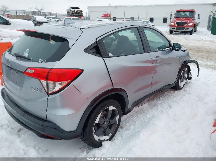 2019 Honda Hr-V Sport VIN: 3CZRU6H1XKG723150 Lot: 43893914