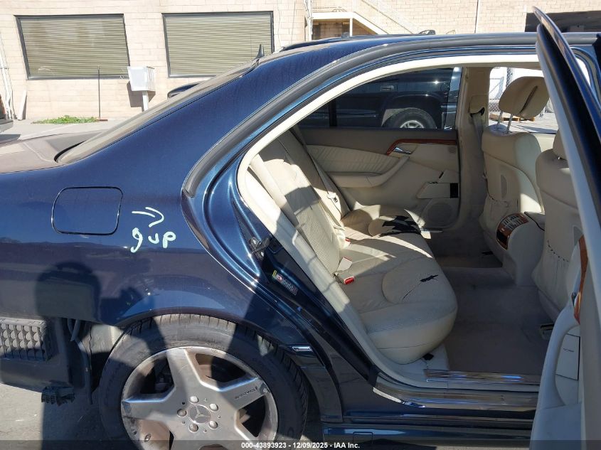 2003 Mercedes-Benz S 430 VIN: WDBNG70J53A363197 Lot: 43893923