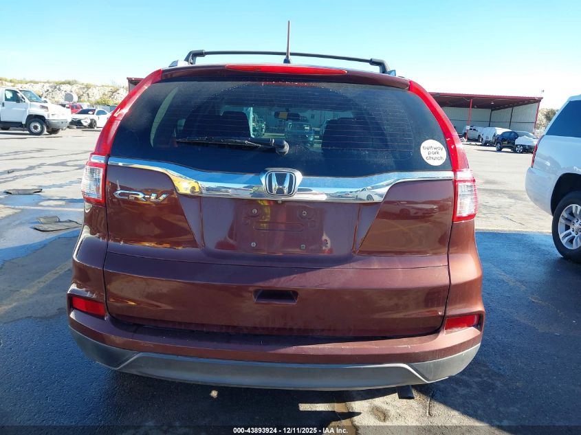 2015 Honda Cr-V Lx VIN: 5J6RM3H30FL002487 Lot: 43893924