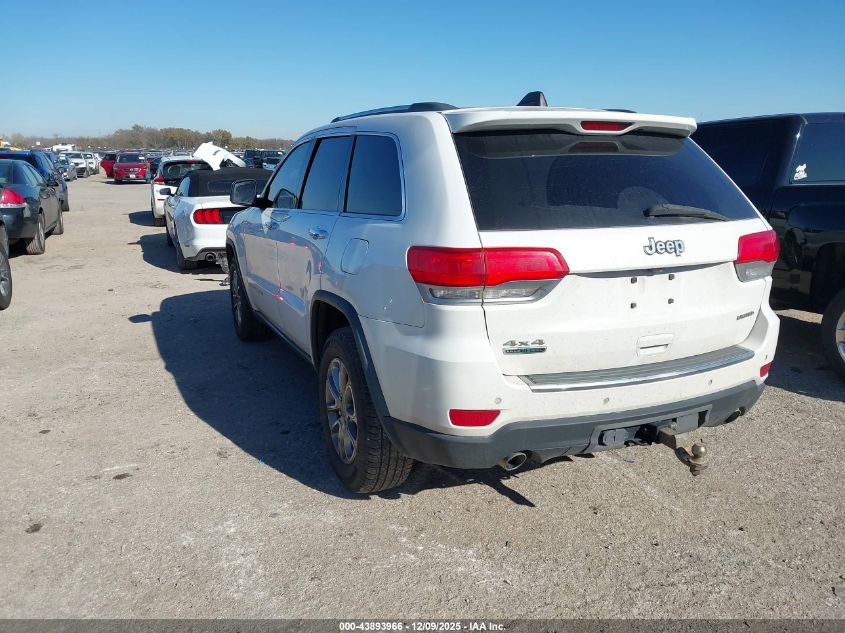 2014 Jeep Grand Cherokee Limited VIN: 1C4RJFBM9EC376290 Lot: 43893966