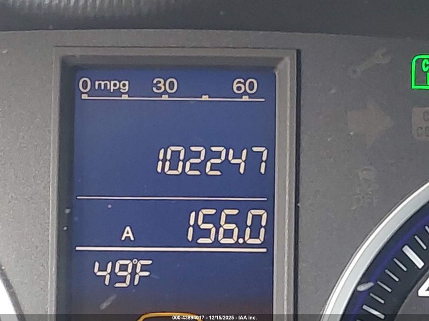 2011 Honda Cr-V Ex-L VIN: 5J6RE3H75BL030456 Lot: 43894017