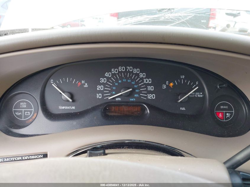 2001 Buick Century Limited VIN: 2G4WY55J011280392 Lot: 43894041