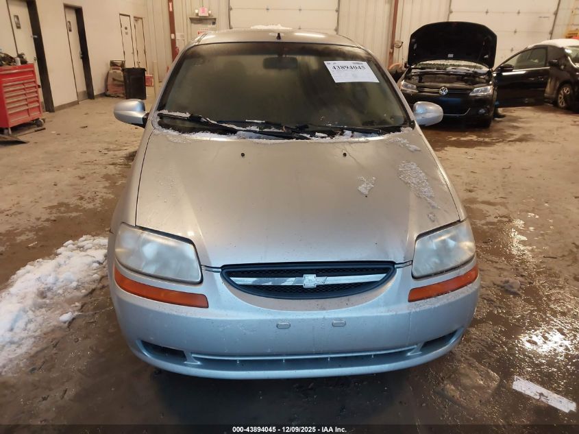 2006 Chevrolet Aveo Special Value VIN: KL1TD666X6B545482 Lot: 43894045