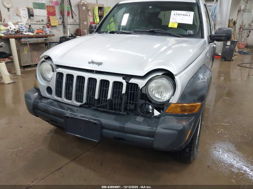 2006 Jeep Liberty Sport VIN: 1J4GL48K86W139537 Lot: 43894061