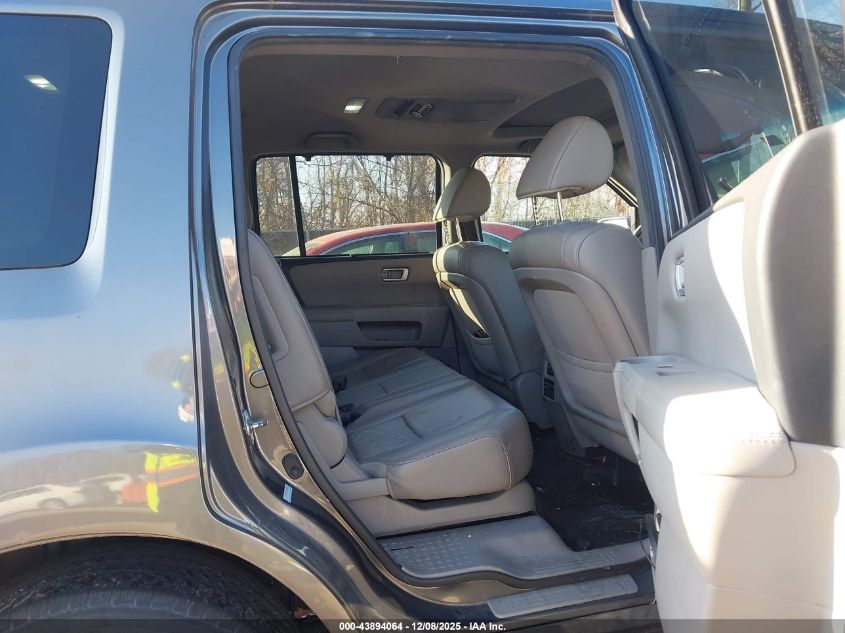 2012 Honda Pilot Touring VIN: 5FNYF4H95CB033786 Lot: 43894064