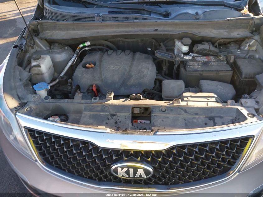 2016 Kia Sportage Lx VIN: KNDPB3ACXG7879317 Lot: 43894103