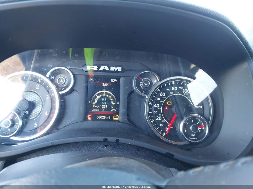 2024 Ram 2500 Big Horn 4X4 6'4 Box VIN: 3C6UR5DL6RG310968 Lot: 43894107