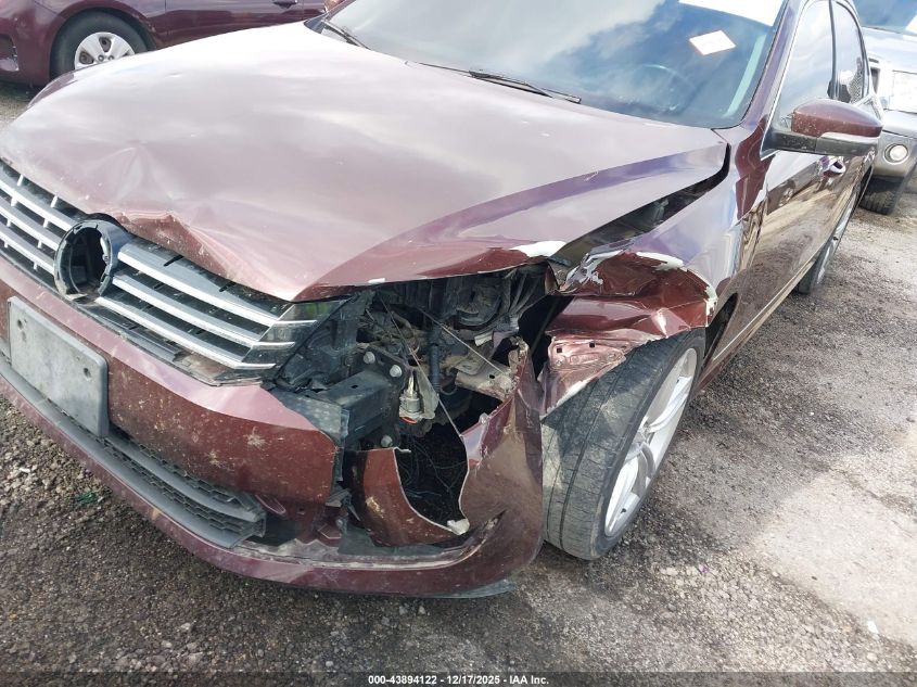 2013 Volkswagen Passat 2.0L Tdi Se VIN: 1VWBN7A31DC108222 Lot: 43894122