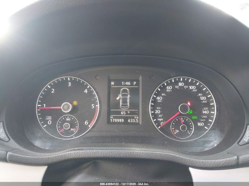 2013 Volkswagen Passat 2.0L Tdi Se VIN: 1VWBN7A31DC108222 Lot: 43894122