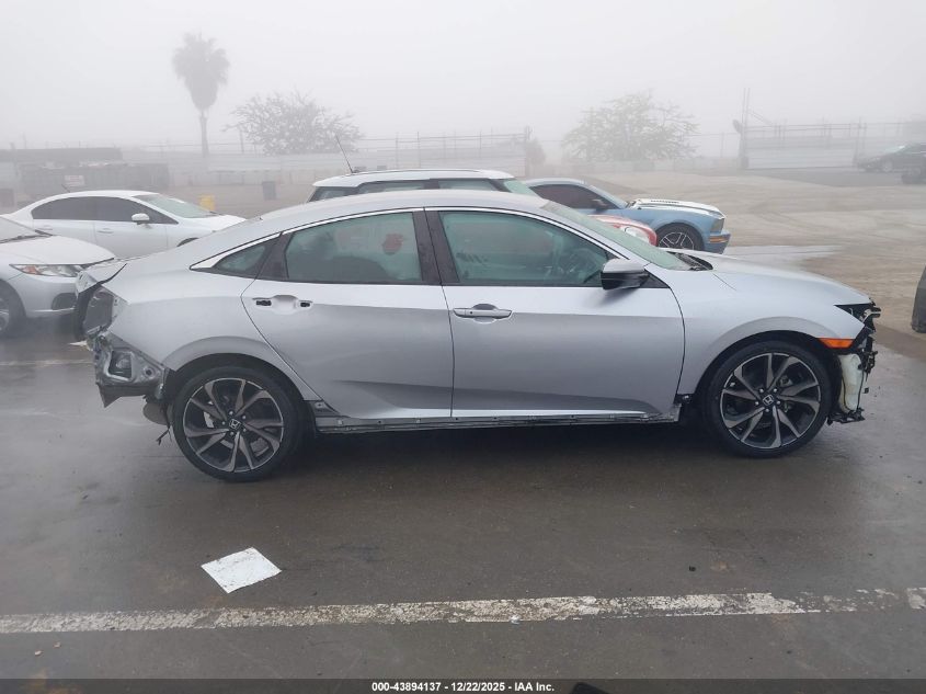 2021 Honda Civic Sport VIN: 19XFC2F88ME202687 Lot: 43894137