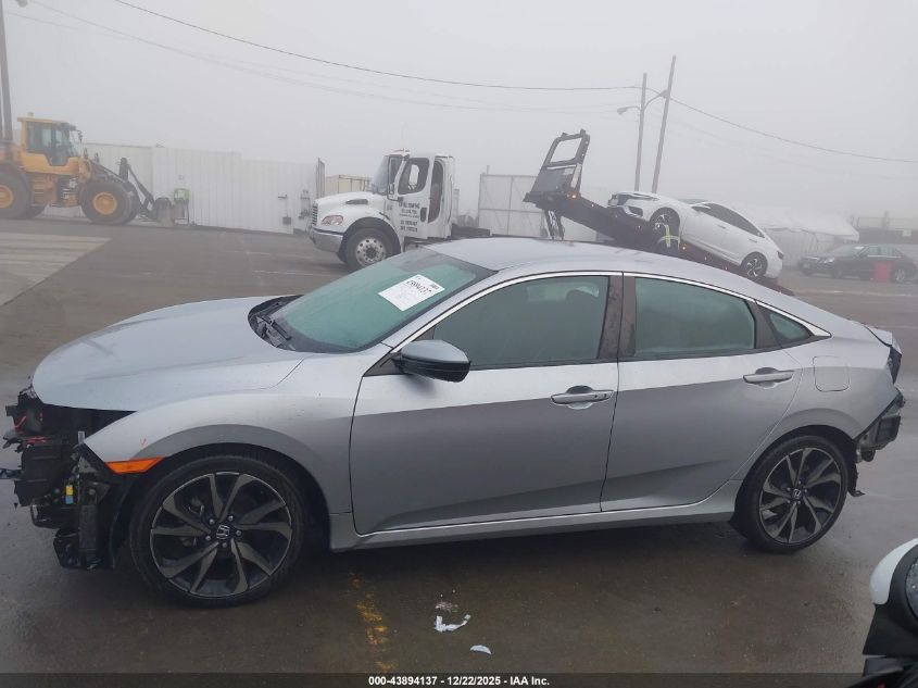 2021 Honda Civic Sport VIN: 19XFC2F88ME202687 Lot: 43894137