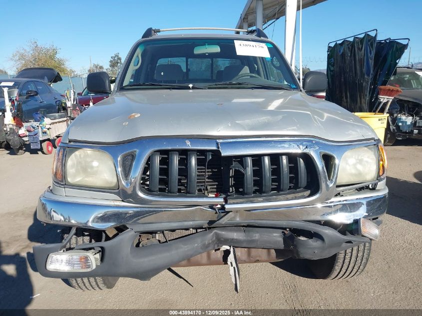 2002 Toyota Tacoma Prerunner V6 VIN: 5TEGN92N12Z009578 Lot: 43894170
