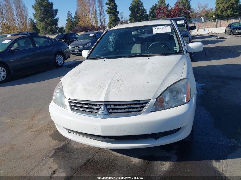 2006 Mitsubishi Lancer Es/Se VIN: JA3AJ26E76U012663 Lot: 43894227