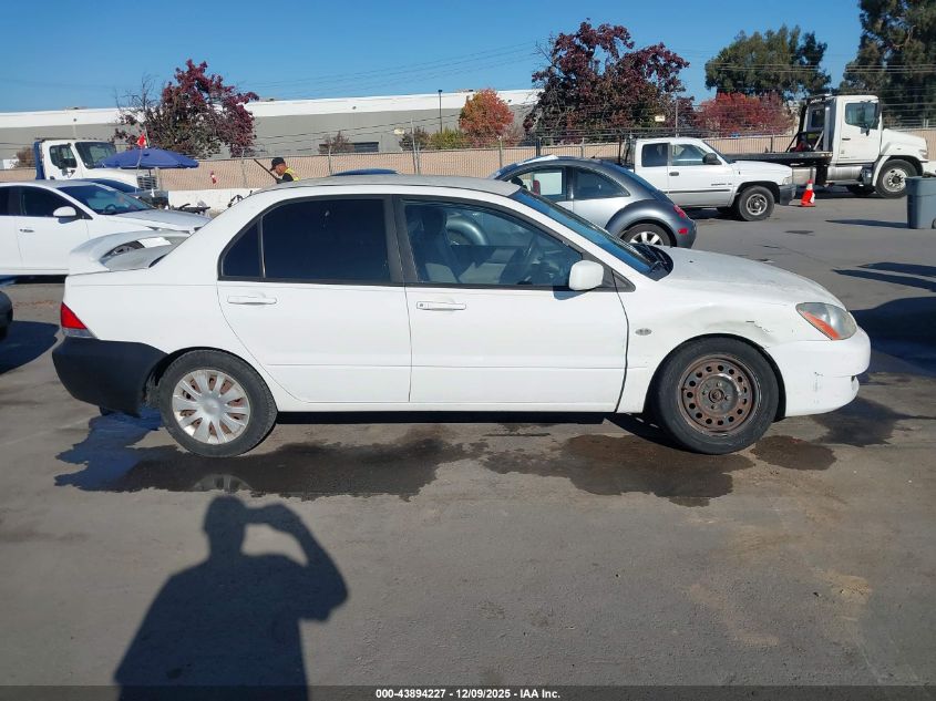 2006 Mitsubishi Lancer Es/Se VIN: JA3AJ26E76U012663 Lot: 43894227