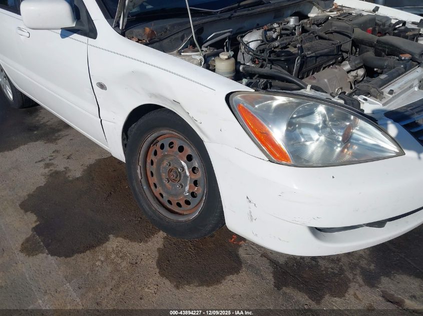 2006 Mitsubishi Lancer Es/Se VIN: JA3AJ26E76U012663 Lot: 43894227