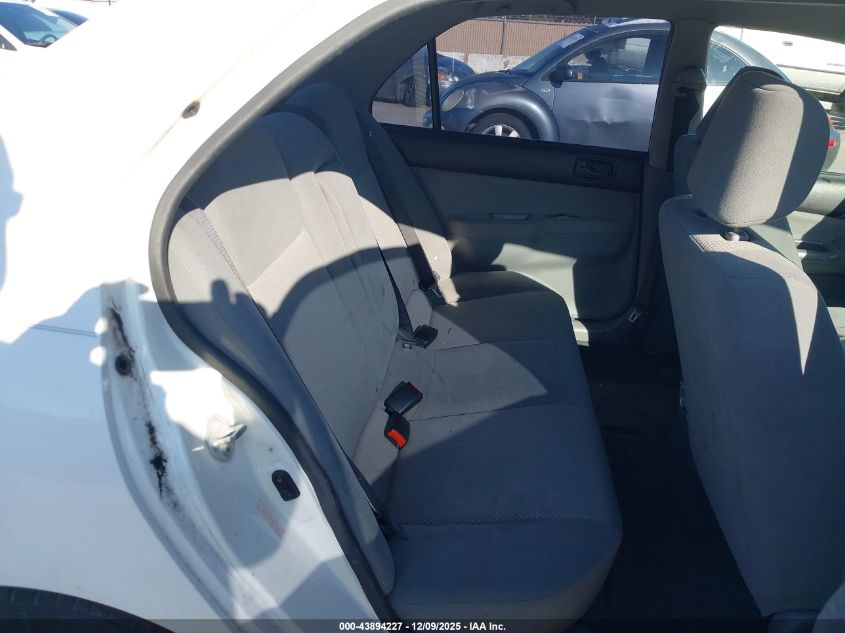 2006 Mitsubishi Lancer Es/Se VIN: JA3AJ26E76U012663 Lot: 43894227