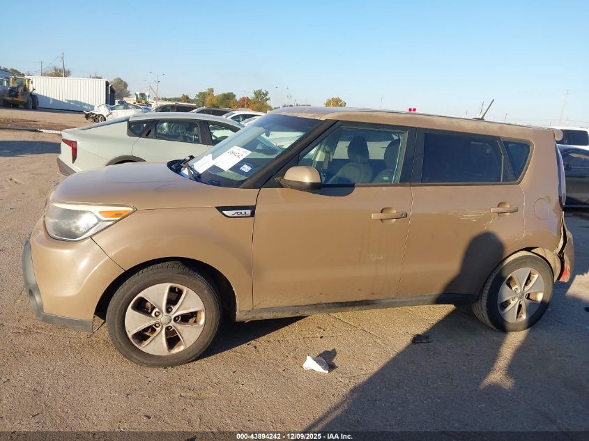 2015 Kia Soul VIN: KNDJN2A22F7215137 Lot: 43894242