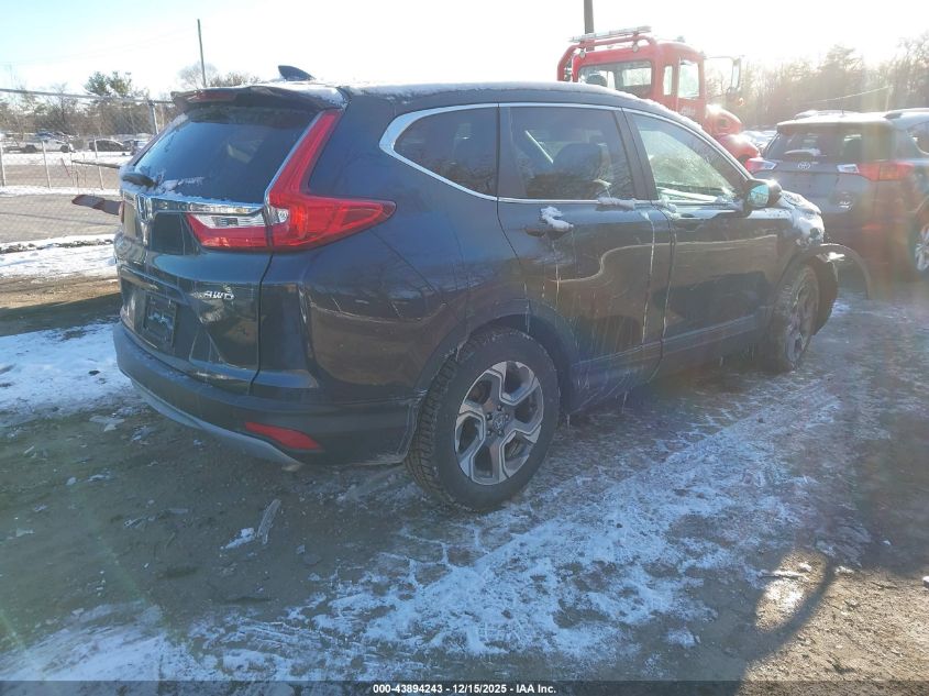 2019 Honda Cr-V Ex VIN: 2HKRW2H55KH666701 Lot: 43894243