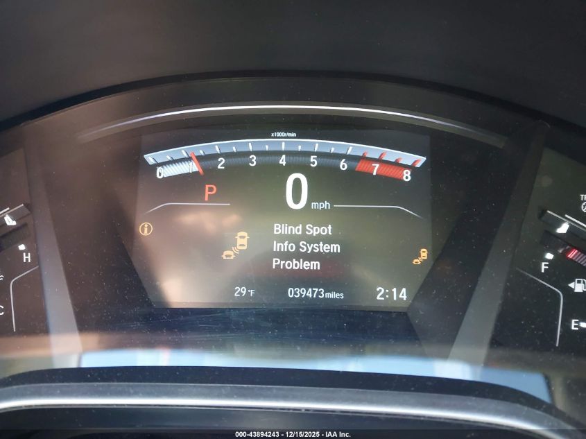 2019 Honda Cr-V Ex VIN: 2HKRW2H55KH666701 Lot: 43894243